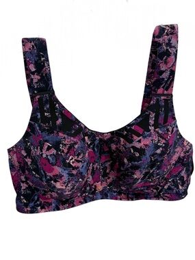 LIVI Lane Bryant High-Impact Wicking Max Support Sports Bra Size 42DD Black